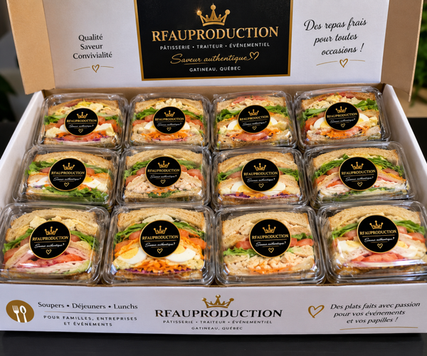 Boîte de 12 mini-sandwichs _ Format groupe