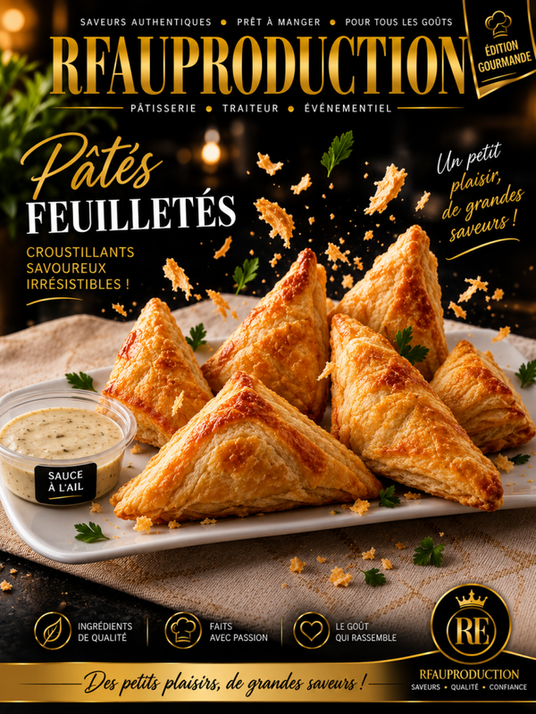 Pâtés feuilletés croustillants - RFAUPRODUCTION