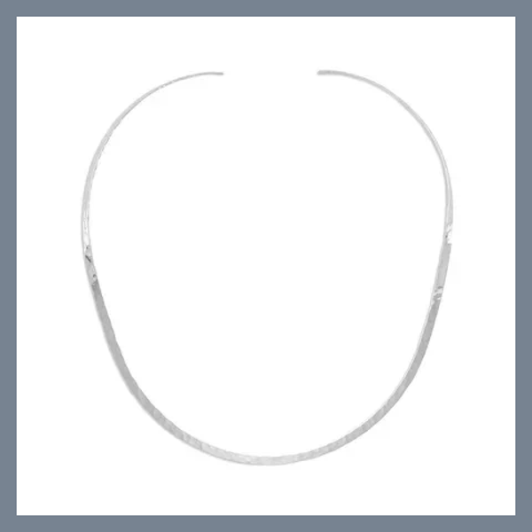 Hammered Open Back Collar