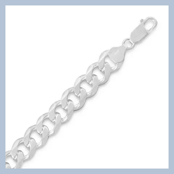 220 Beveled Curb Chain (8.3mm) 18"