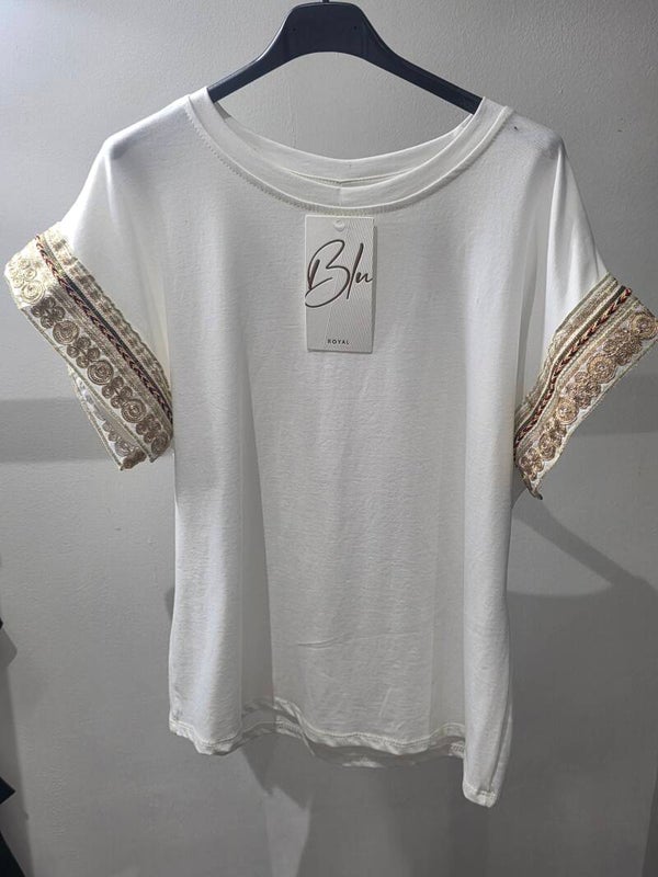 T-shirt manche bohème 2