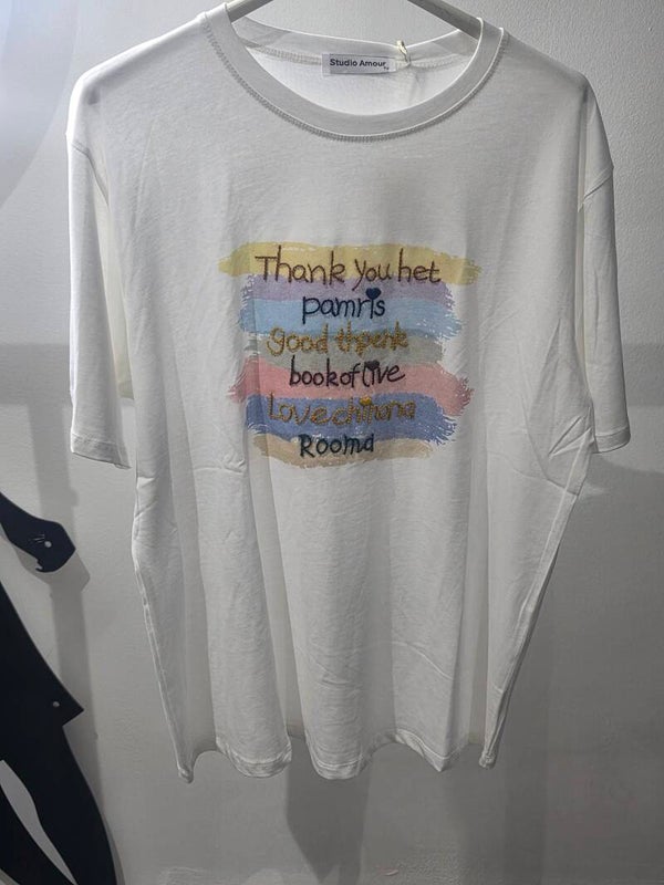 T-shirt long oversize