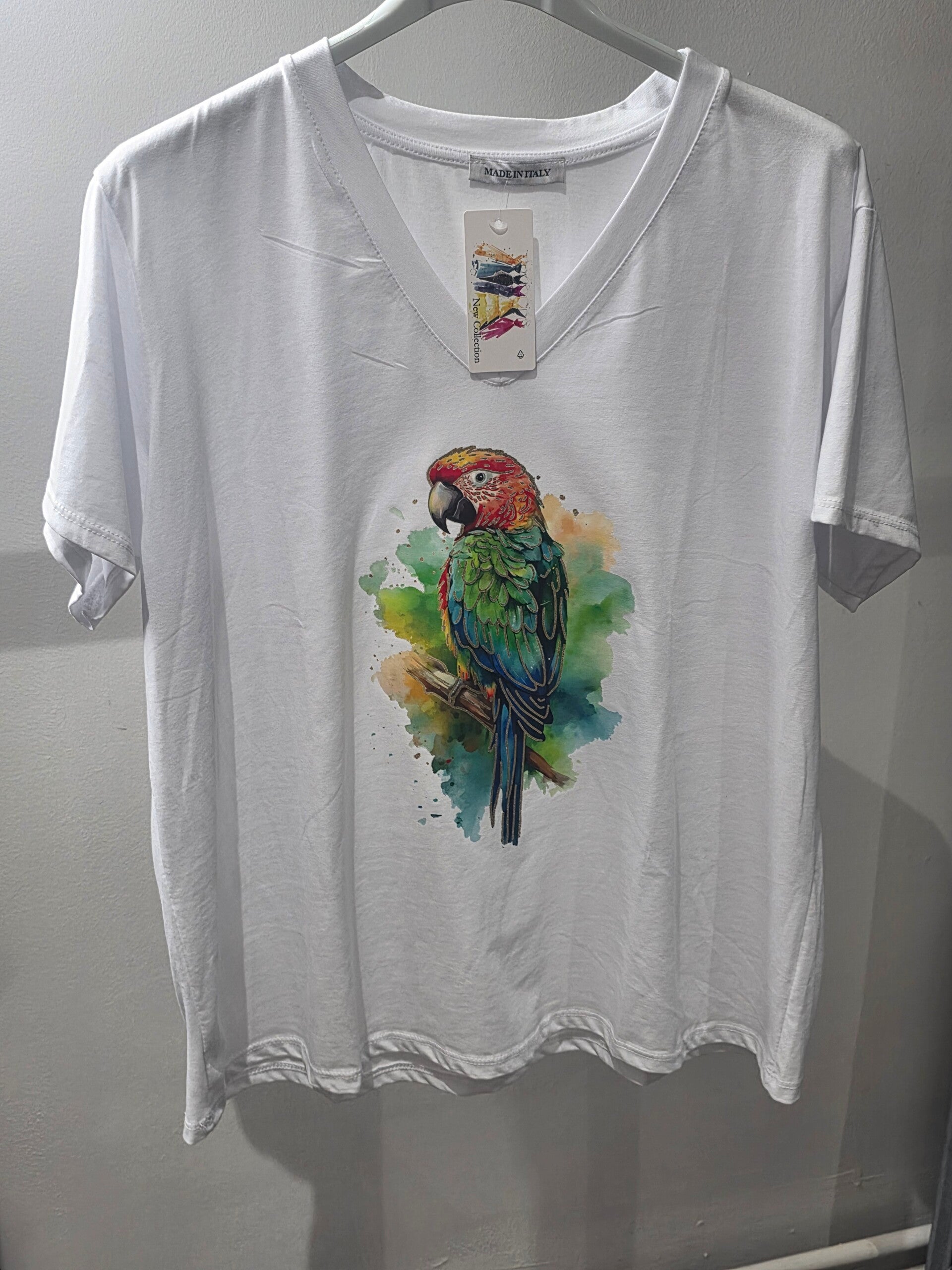 T-shirt perroquet