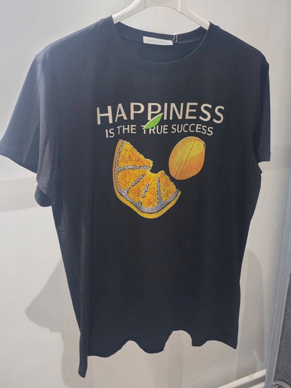T-shirt orange citron