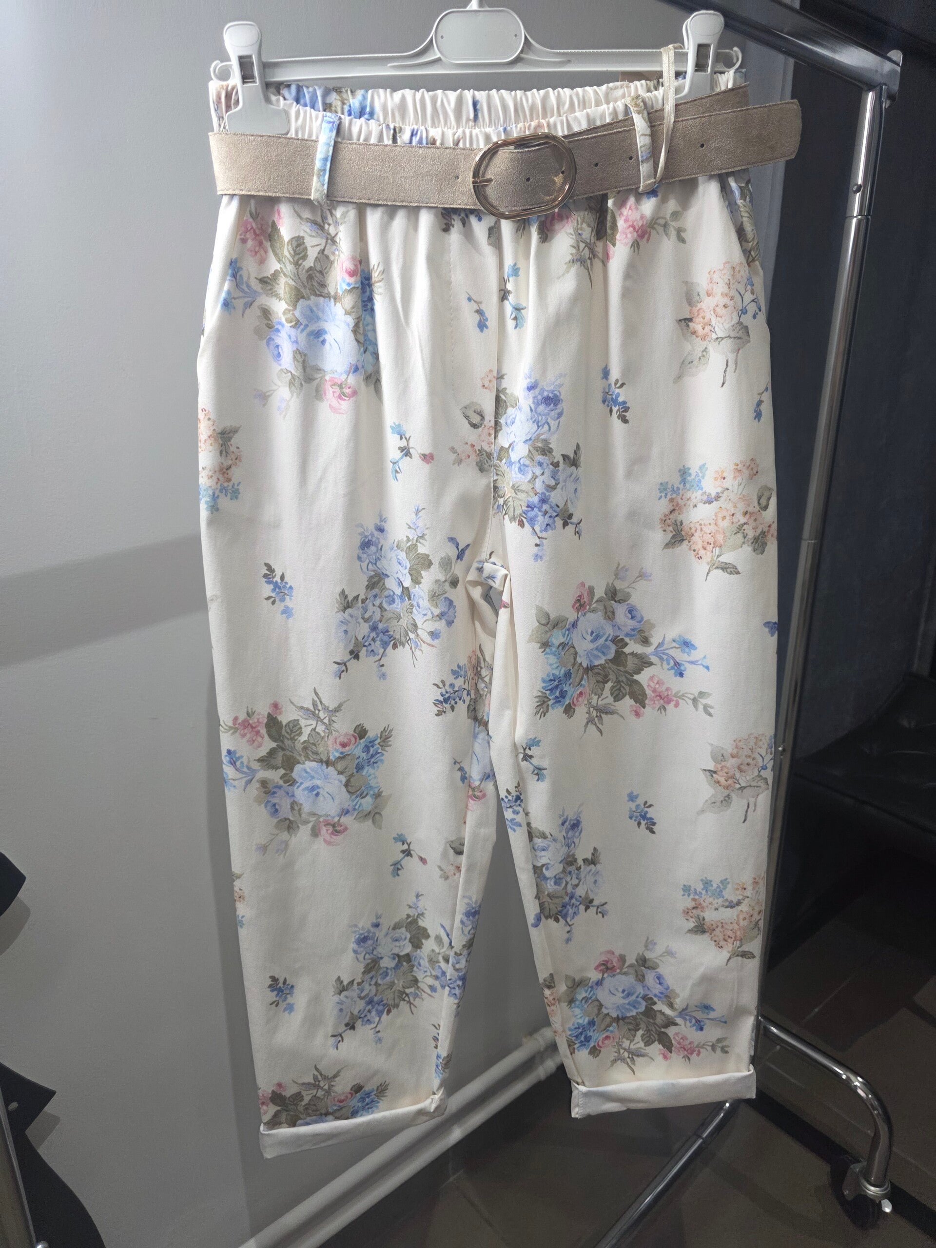 Pantalon fleuri