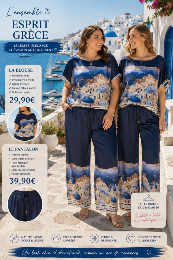 Blouse fluide village