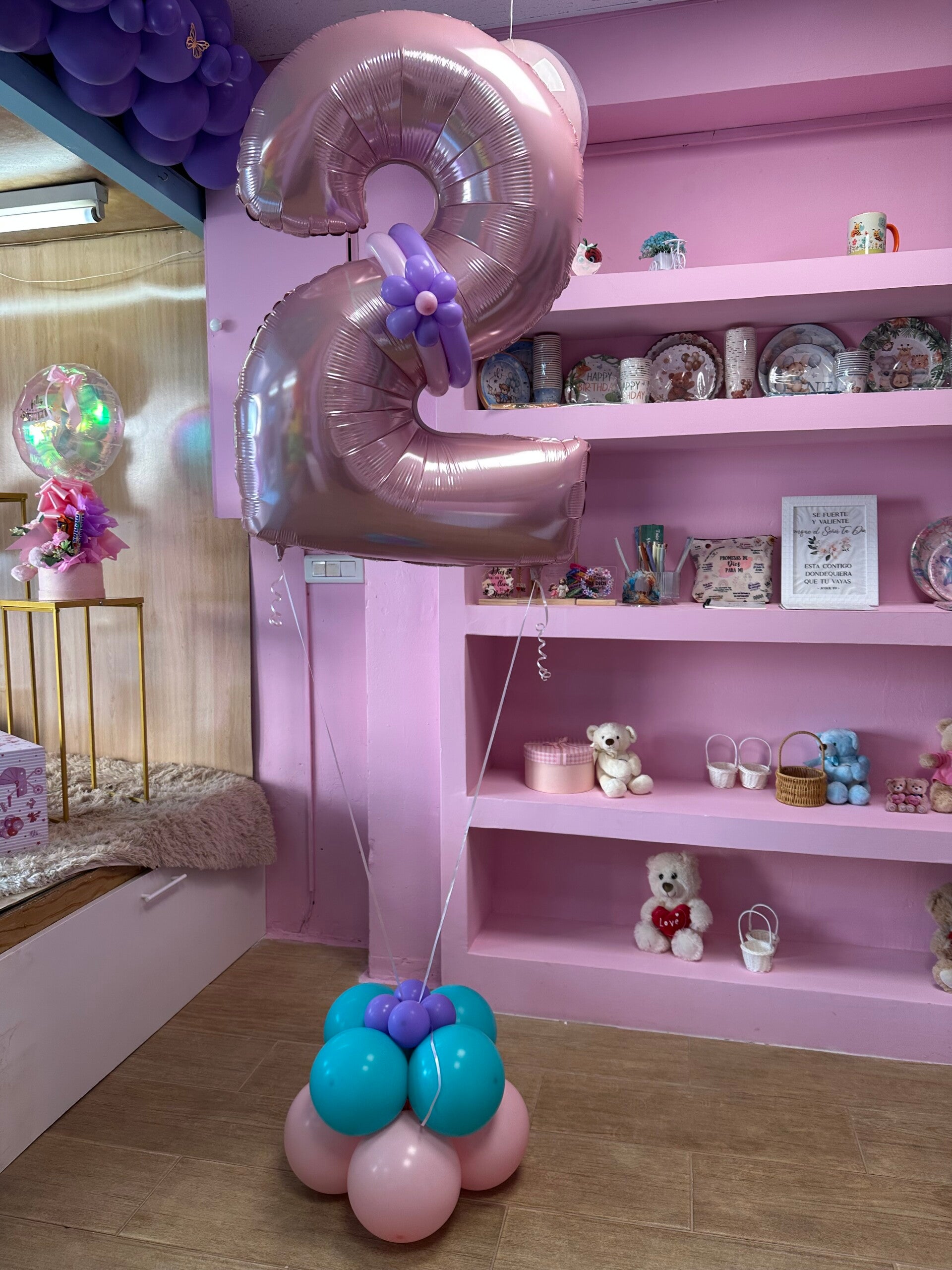 Globos con helio y globos burbuja personalizados
