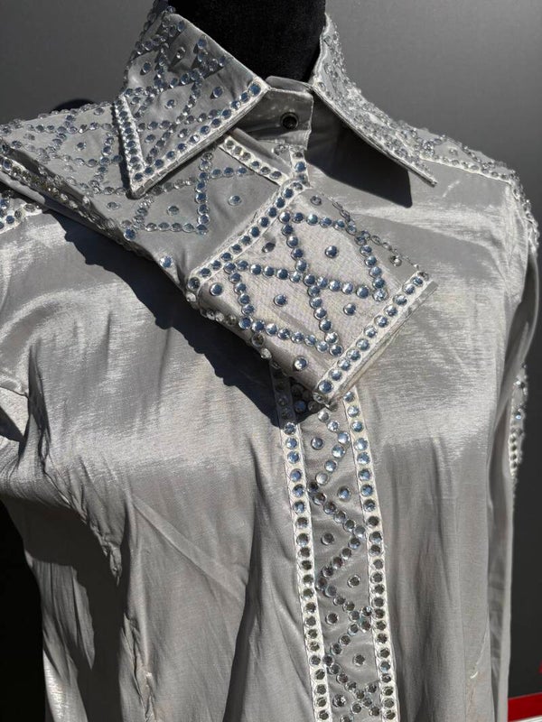 Silver Taffeta Shirt