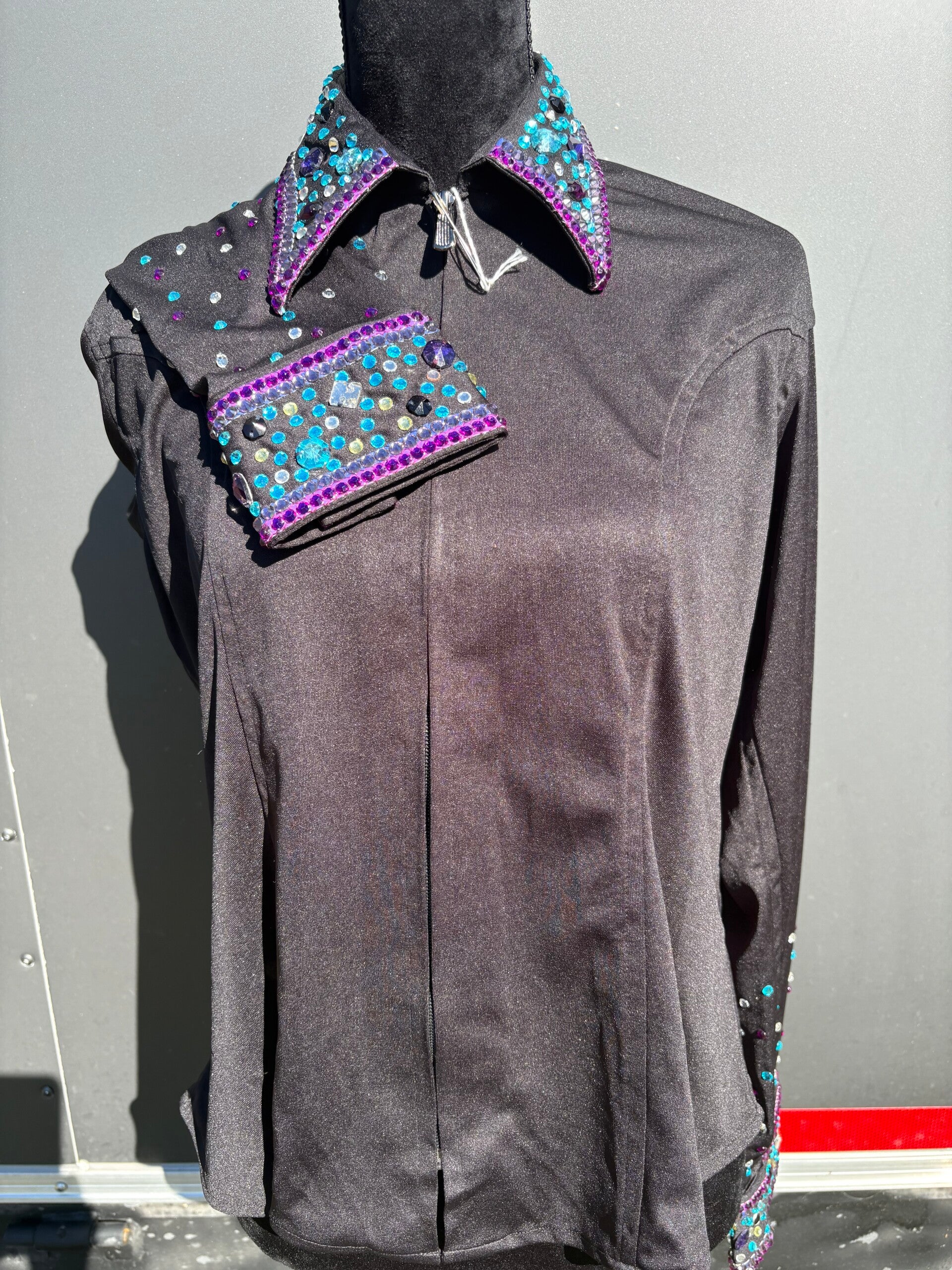 Custom Black Lycra Shirt