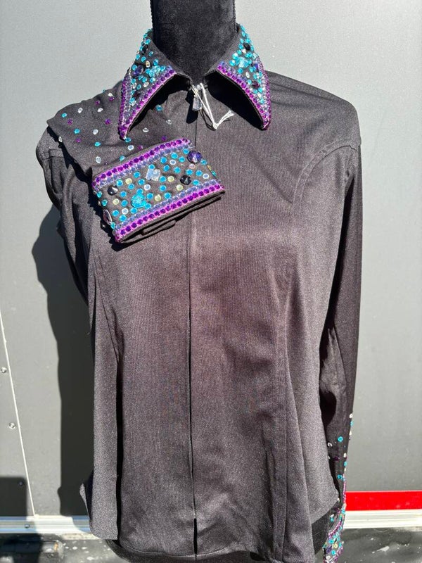 Custom Black Lycra Shirt