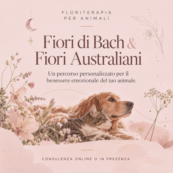 FLORITERAPIA PER ANIMALI DOMESTICI