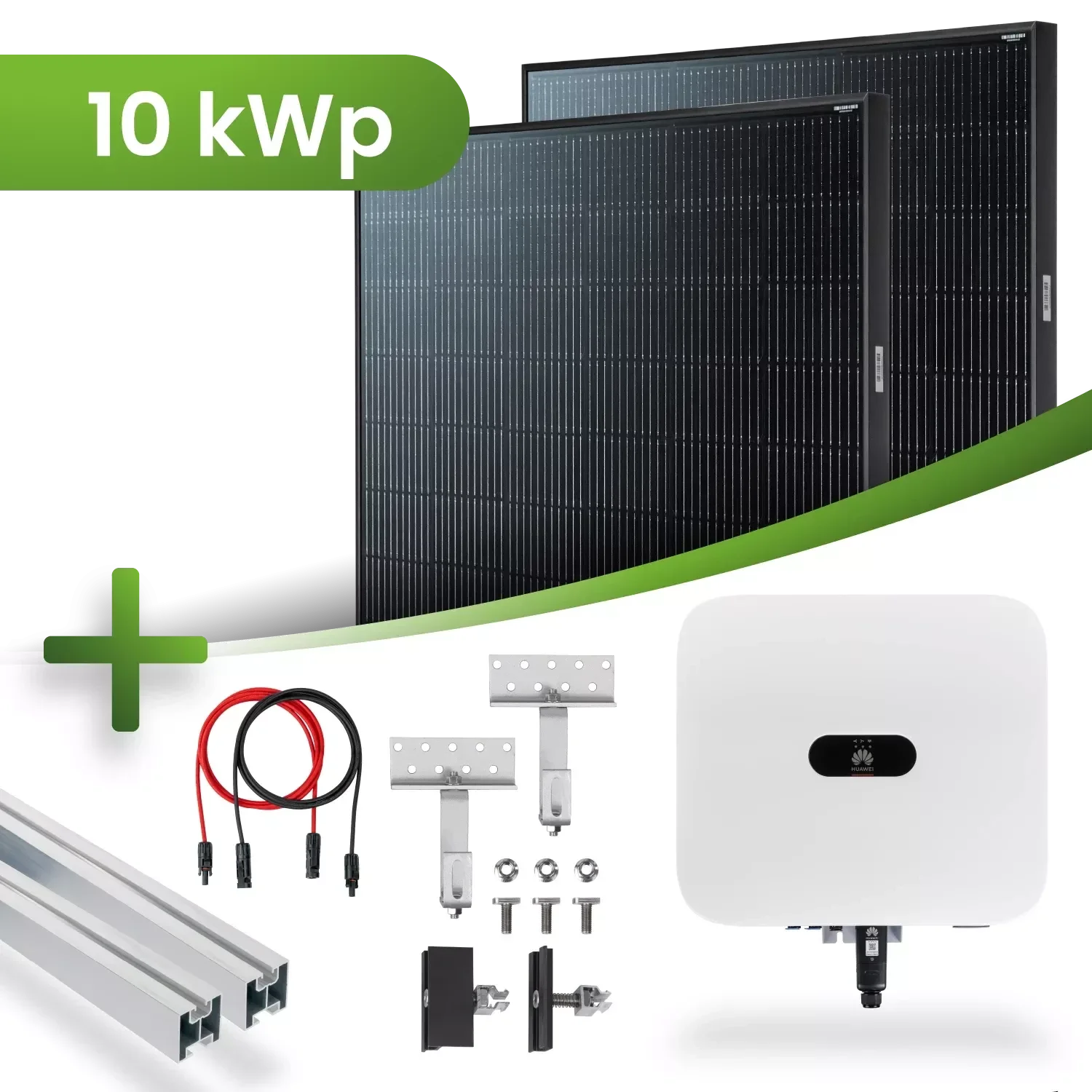 PV Komplettpaket 10KW Schrägdachmontage Full Black Module (405Wp) Produktnummer: PVST5104.10.SDM