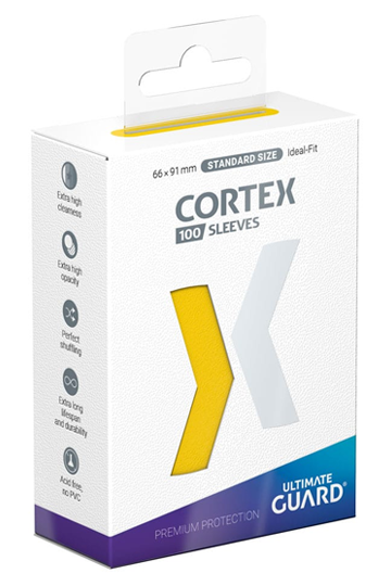 Ultimate Guard Cortex Sleeves Tamaño Estándar Yellow (100)