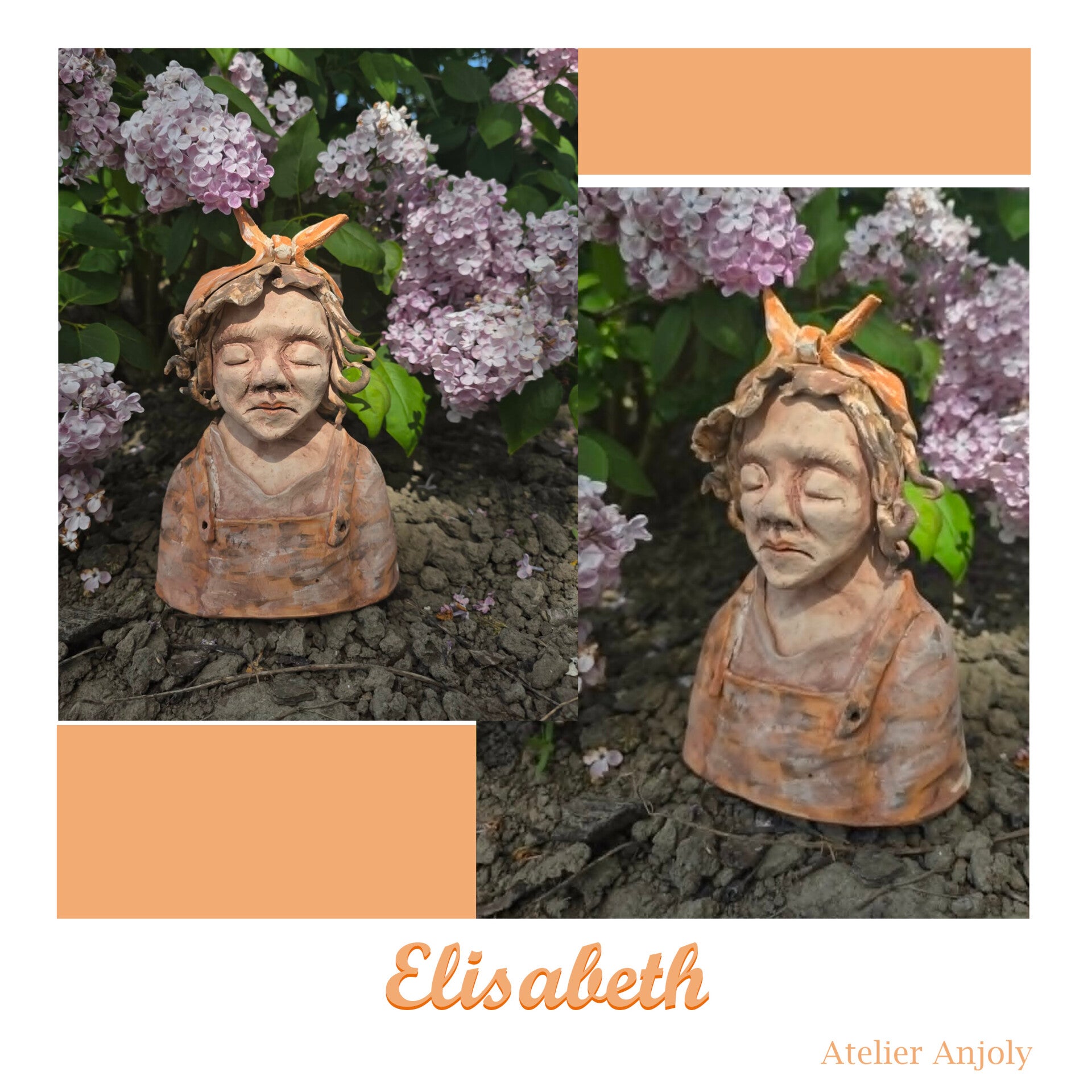 Anjoly keramiek -  handbuild - ceramics - Persyn Annemie - Sculpture - Diksmuide - Belgian Artist