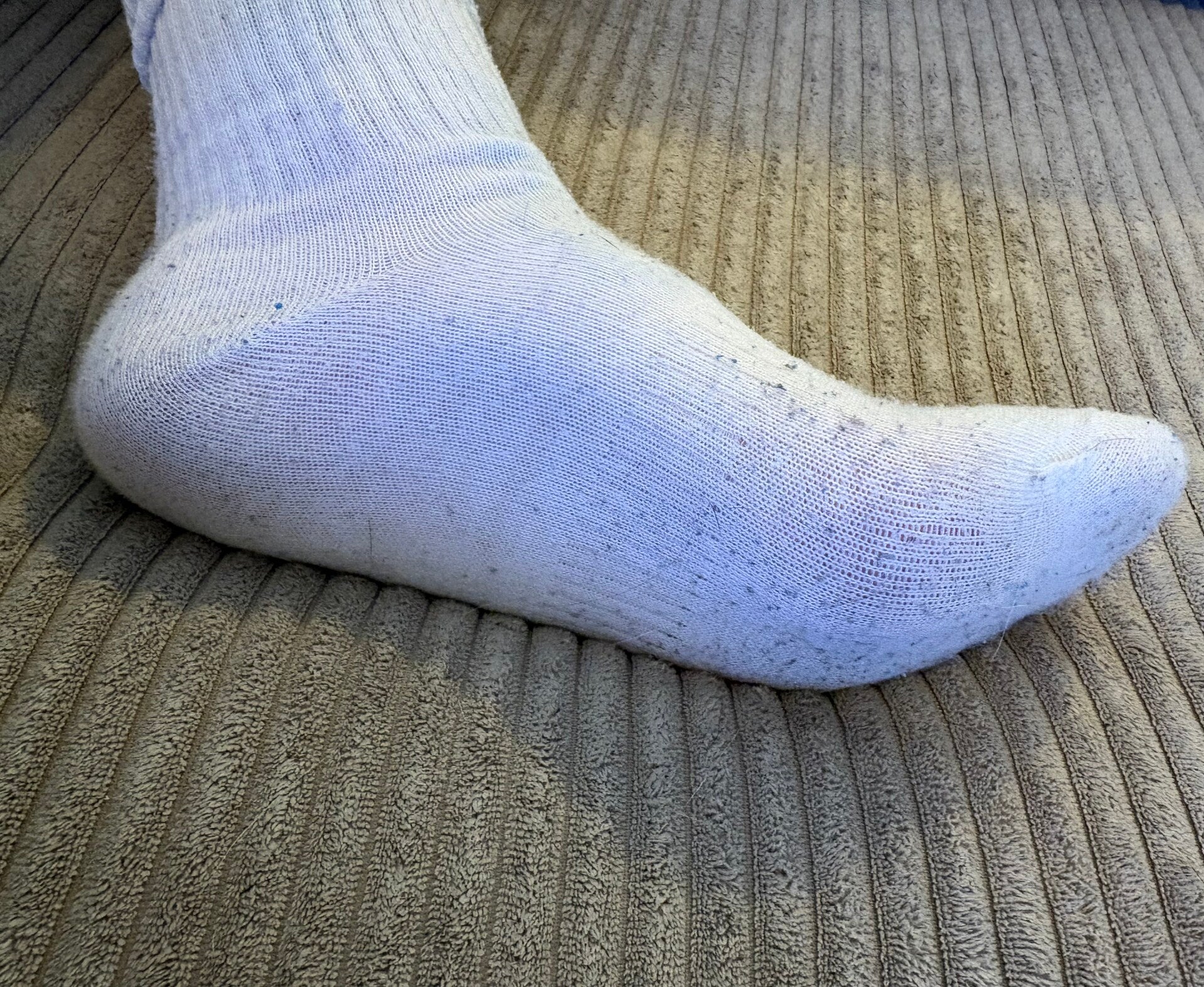 White Worn Women’s Socks