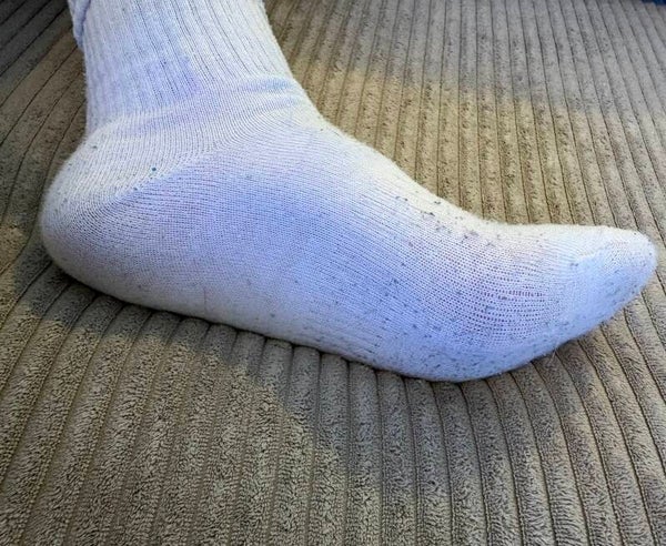 White Worn Women’s Socks