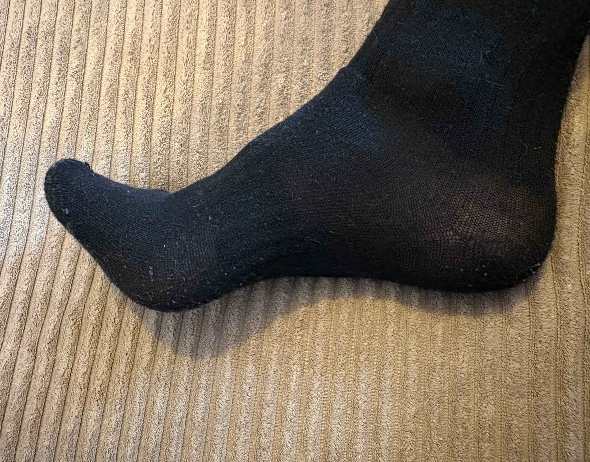 Sexy worn socks BLACK