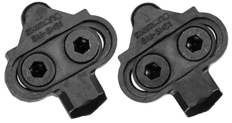 Shimano SM-SH51 schoenplaatjesset voor enkelvoudige uitklikmethode (paar) zonder plaatjesmoer