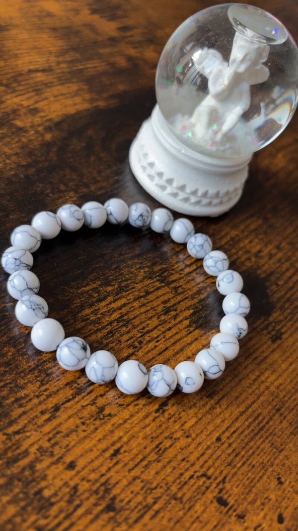 Bracelet howlite 8mm