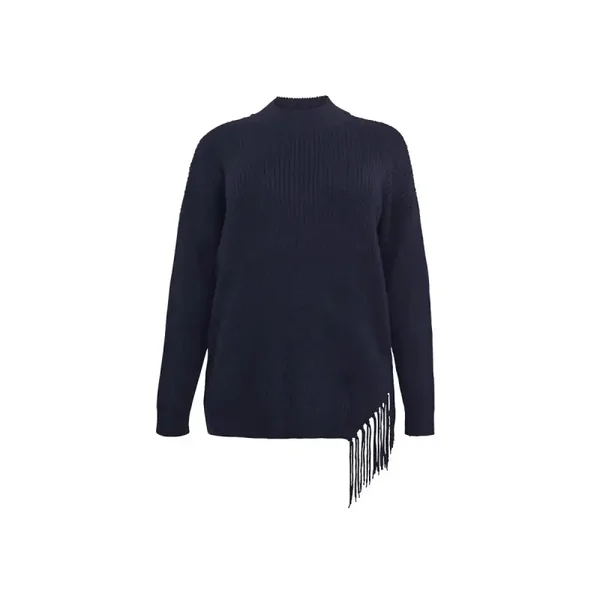 Sheego Pullover m. Fransen