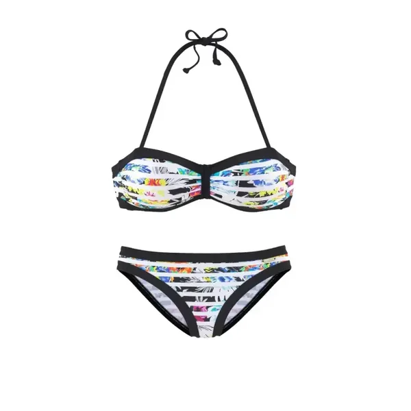 Bandeau-Bikini, bunt, Cup-A/B