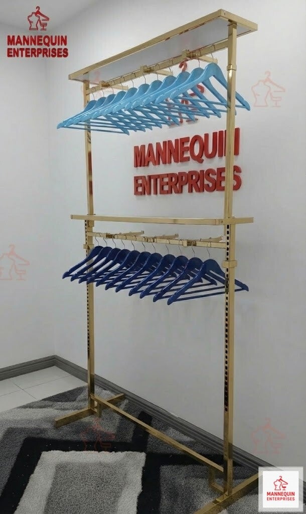 Wooden Anti-Slip Adult Clothing Hanger – Blue