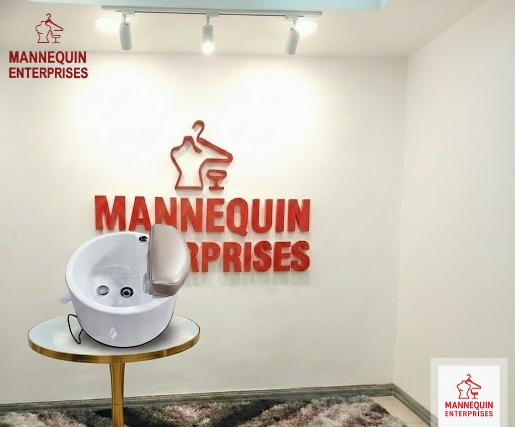 Professional Pedicure Spa Basin with Armrest – Fiberglass Base