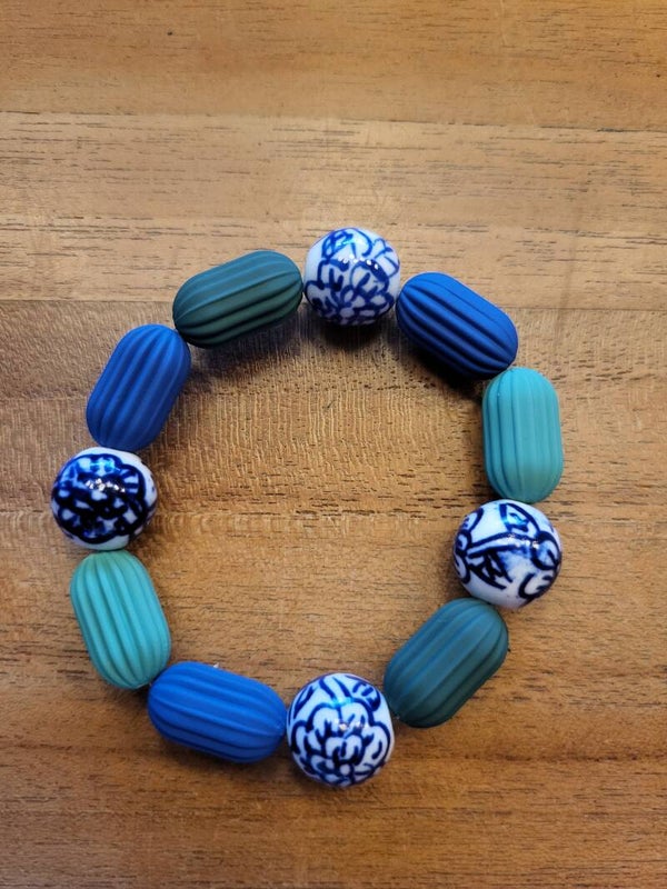 Acryl ovaal multicolour