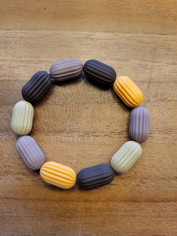 Acryl ovaal multicolour