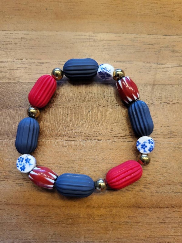 Acryl ovaal multicolour