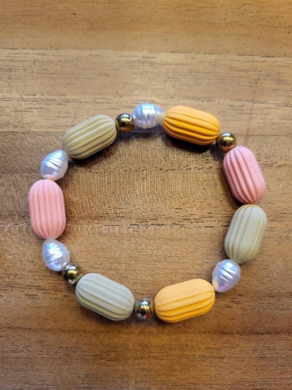 Acryl ovaal multicolour