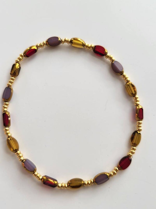 Miyuki glas goud 18cm