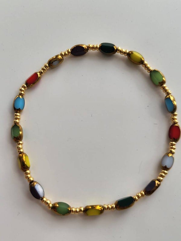 Miyuki glas goud 18cm