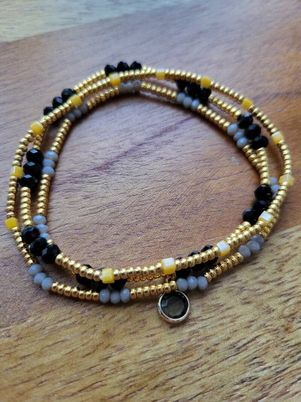 Wikkelarmband 54cm (3x om pols 1x om nek)