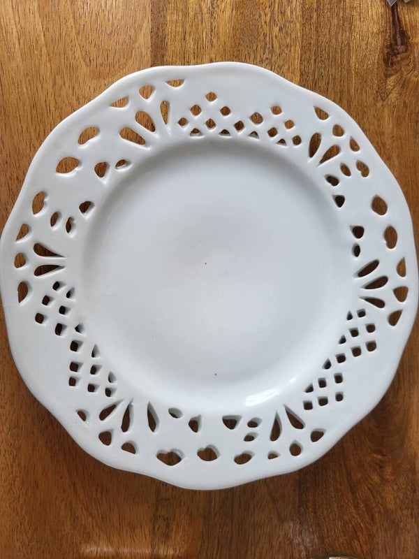 Bordje open bewerkte rand 20 cm