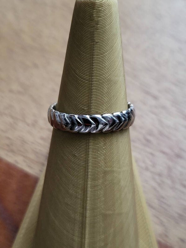 RVS ring zilver