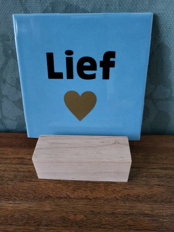 Lief blauw
