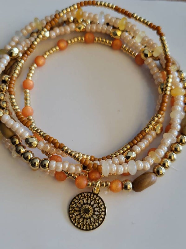 Wikkelarmband 90cm (5x om pols 2x om nek)