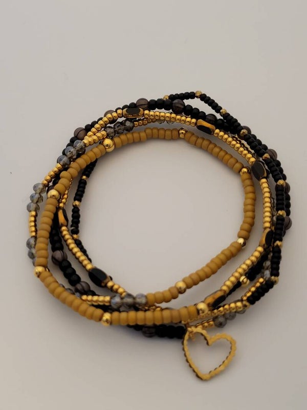 Wikkelarmband 90cm (5x om pols 2x om nek)