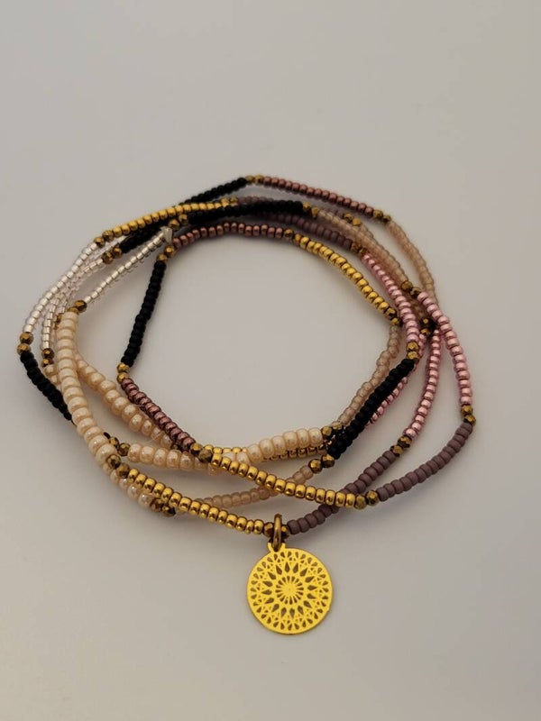 Wikkelarmband 90cm (5x om pols 2x om nek)