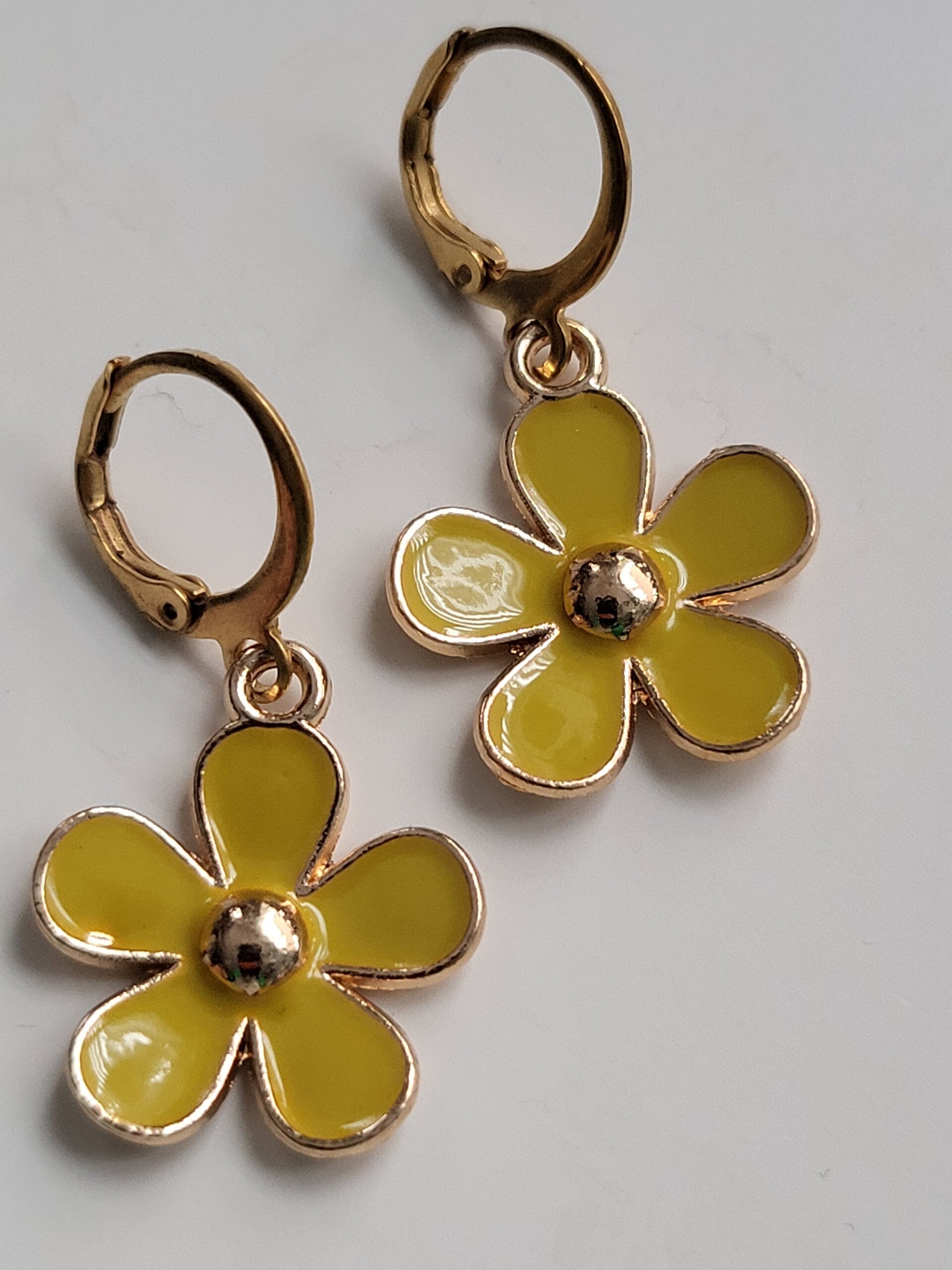 Oorbellen hanger met rvs haakje