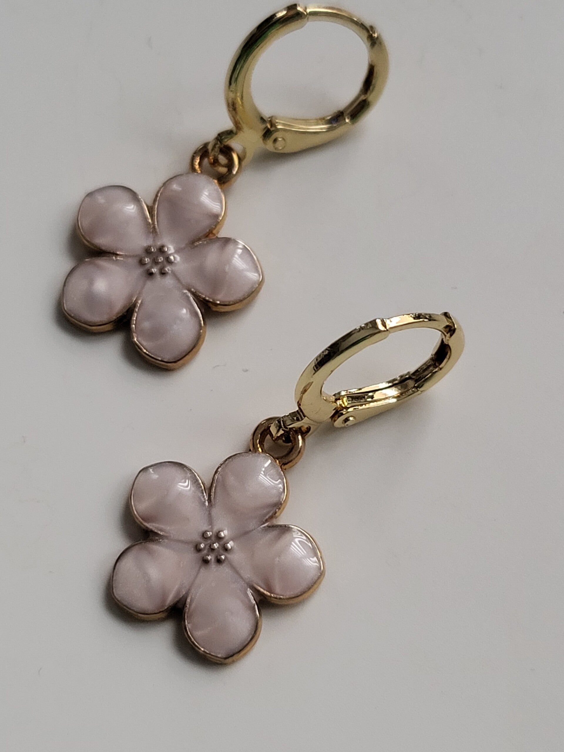 Oorbellen hanger met rvs haakje