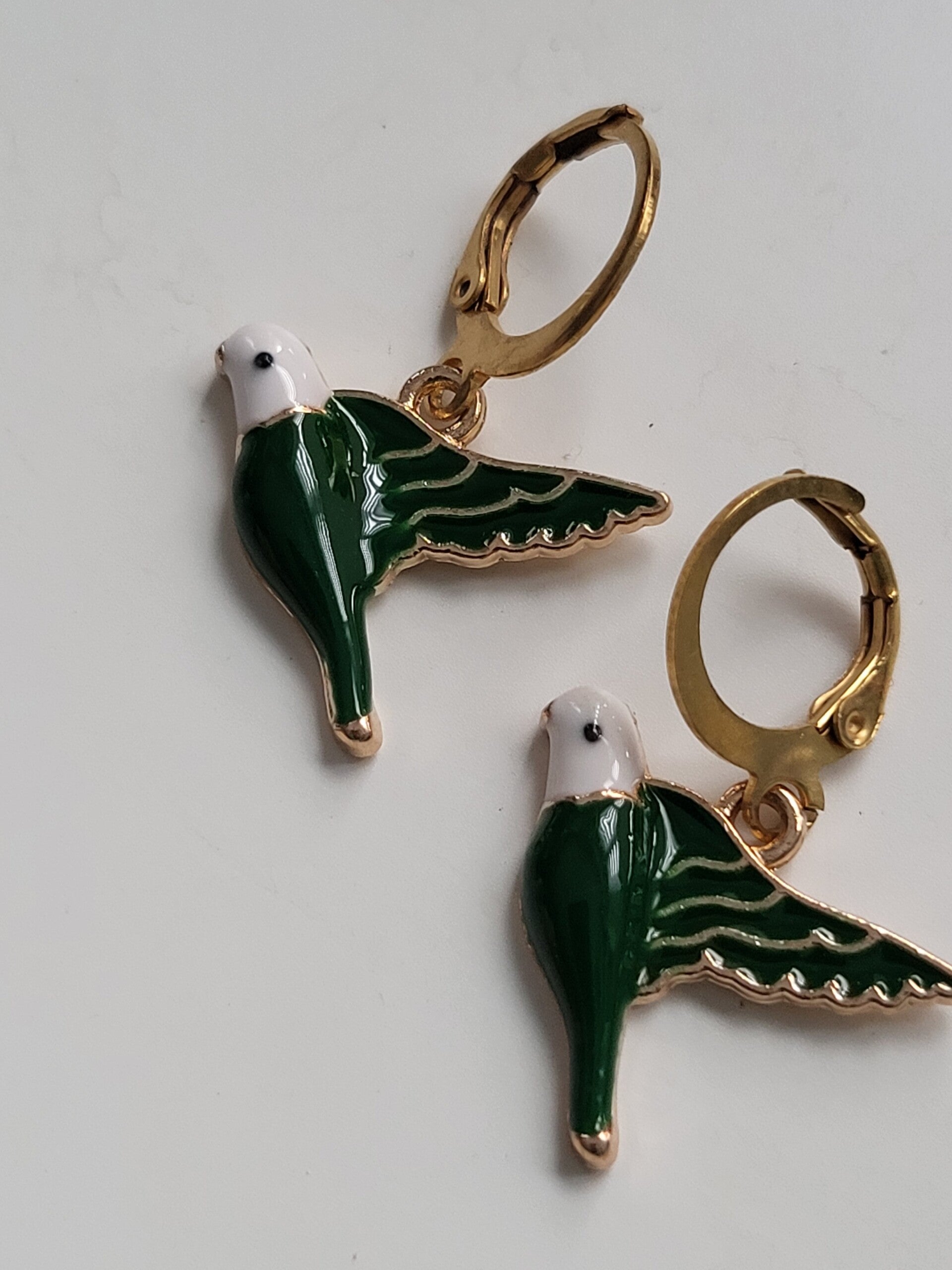 Oorbellen hanger met rvs haakje