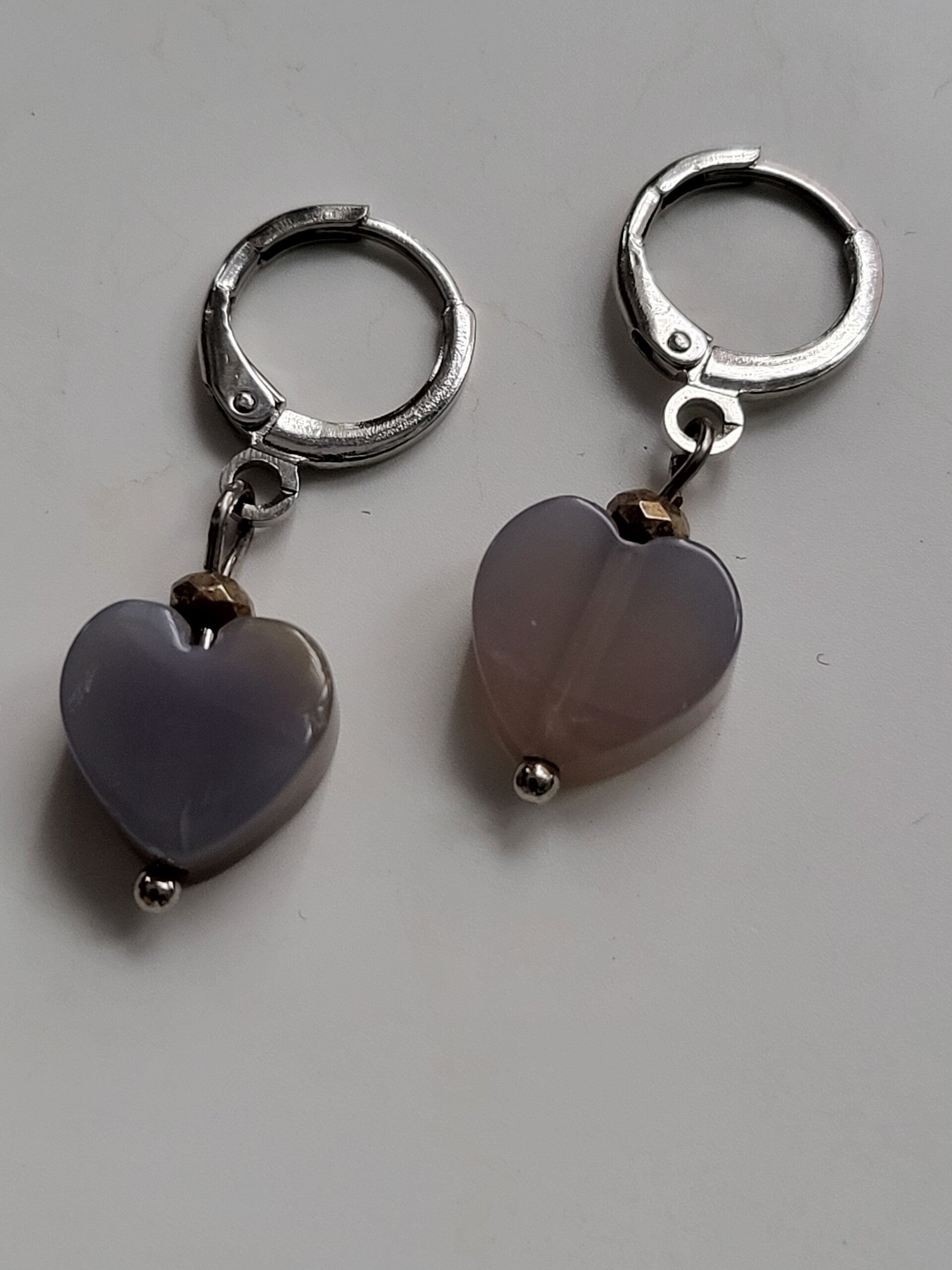 Oorbellen hanger met rvs haakje