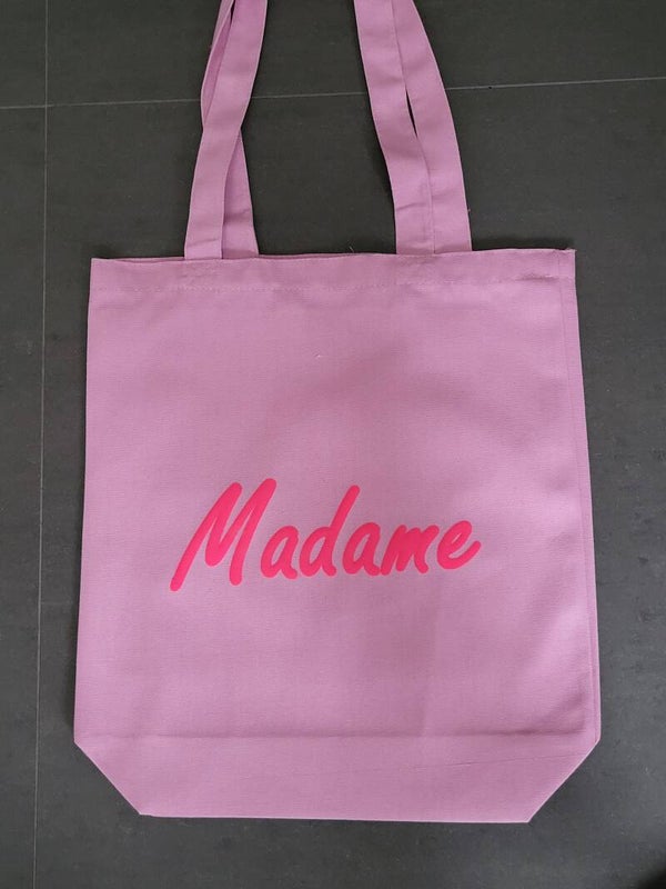 Katoenen tas met opdruk