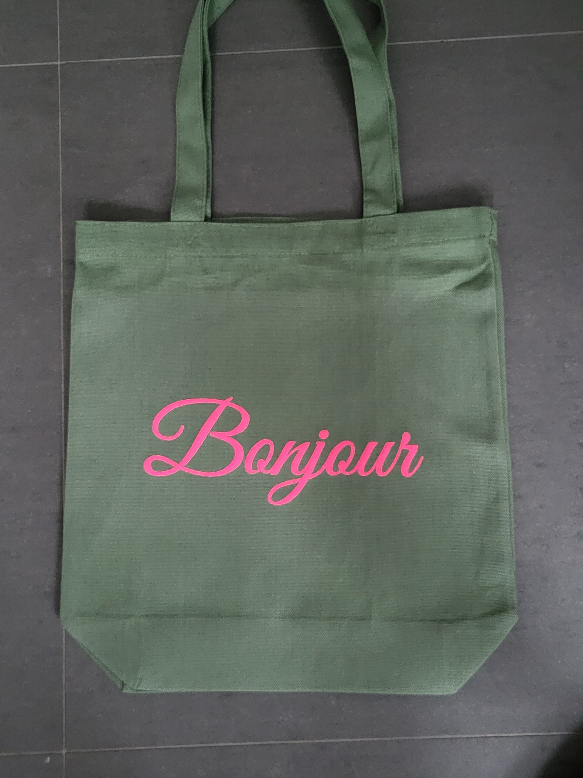 Katoenen tas met opdruk