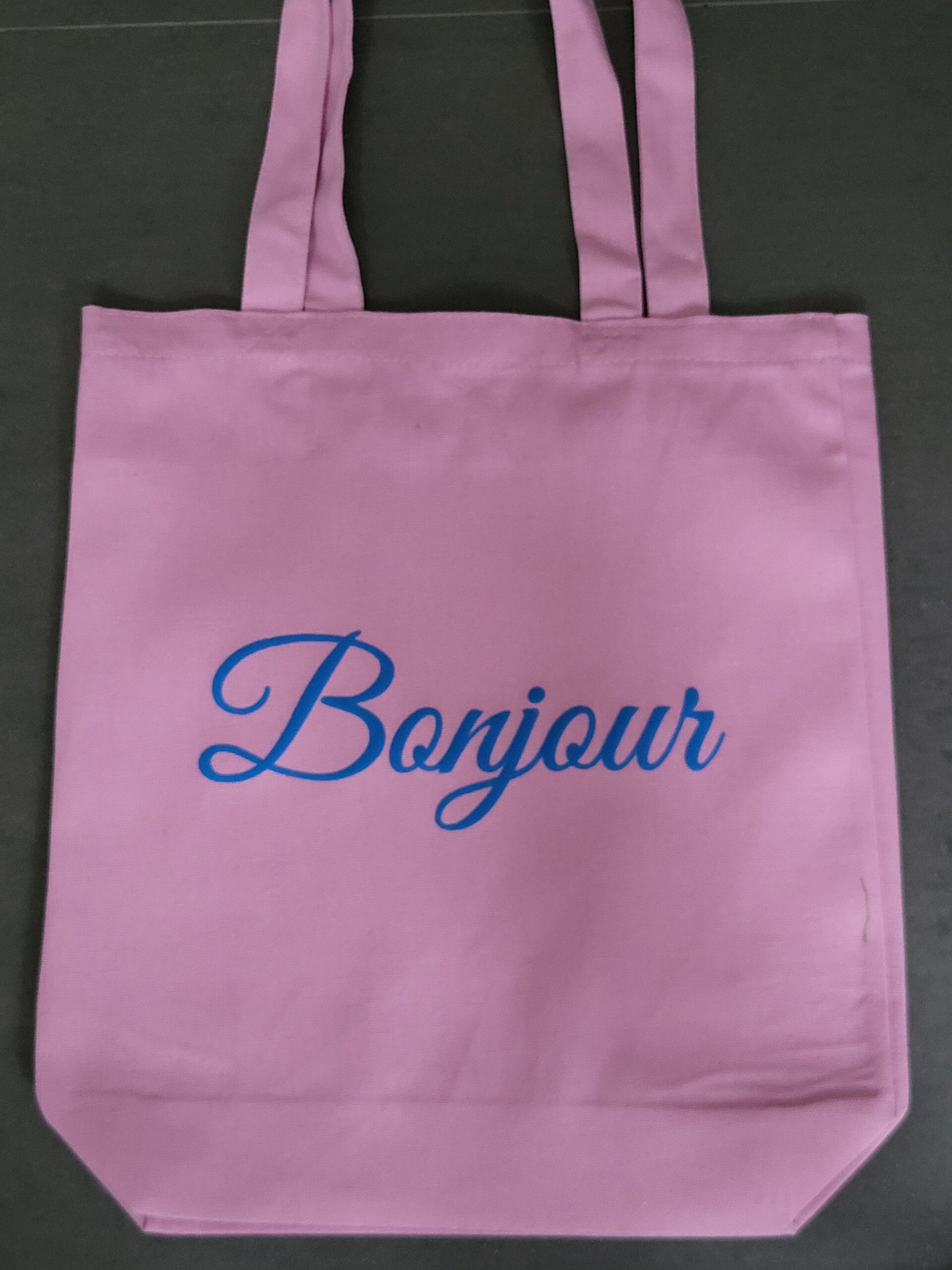 Katoenen tas met opdruk