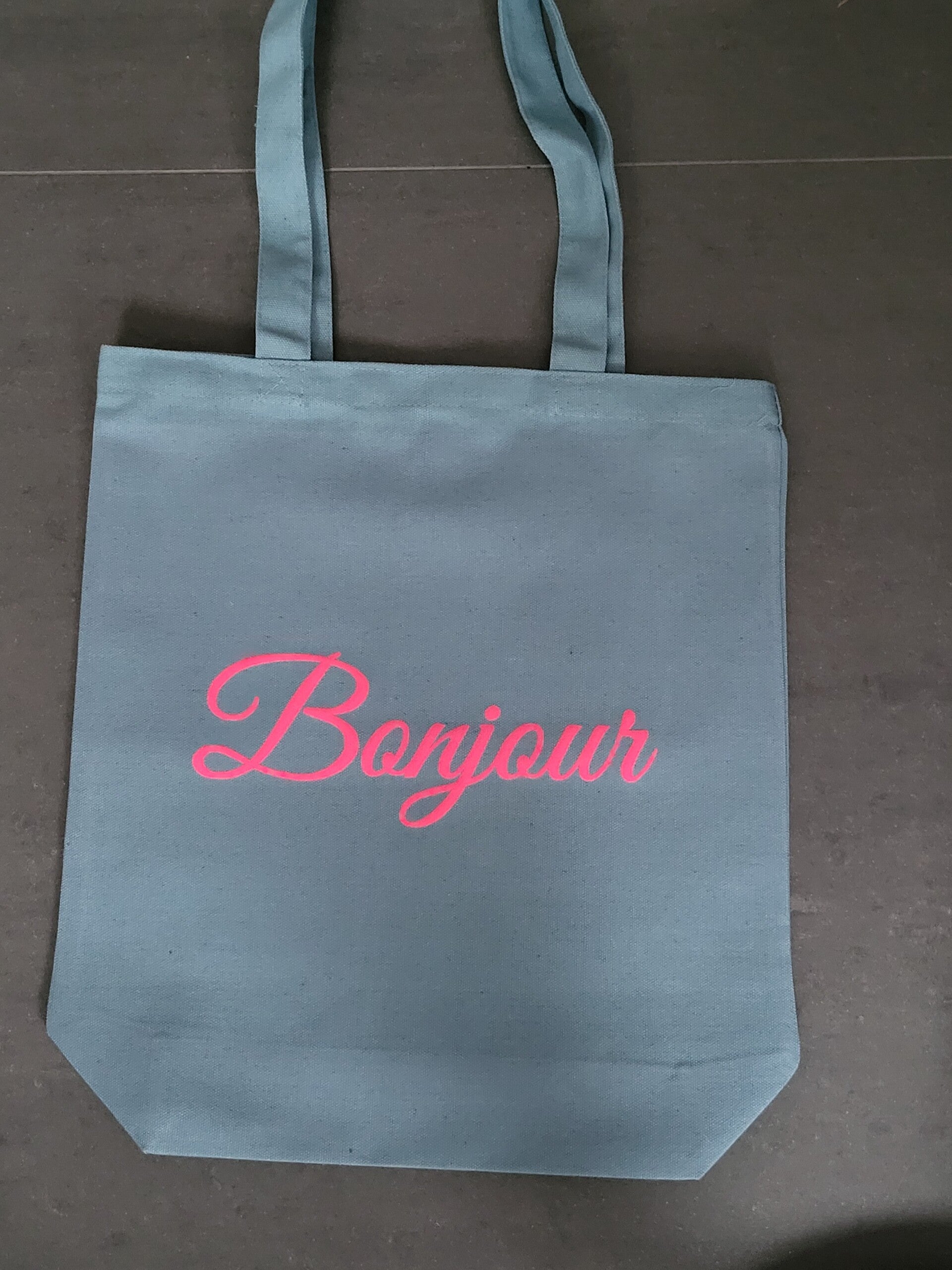 Katoenen tas met opdruk