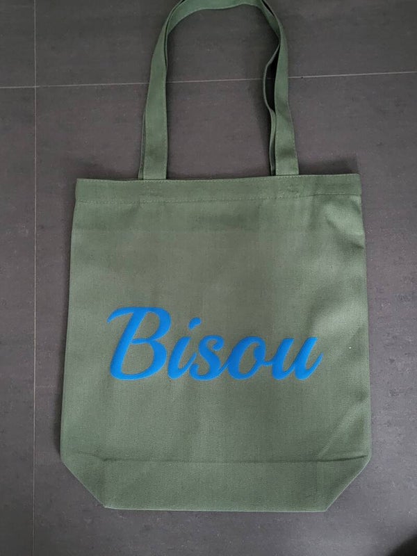 Katoenen tas met opdruk