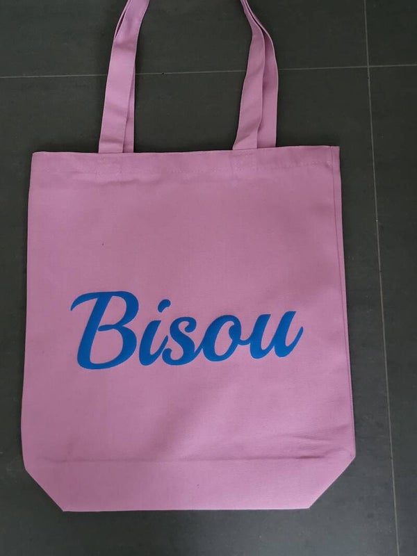 Katoenen tas met opdruk
